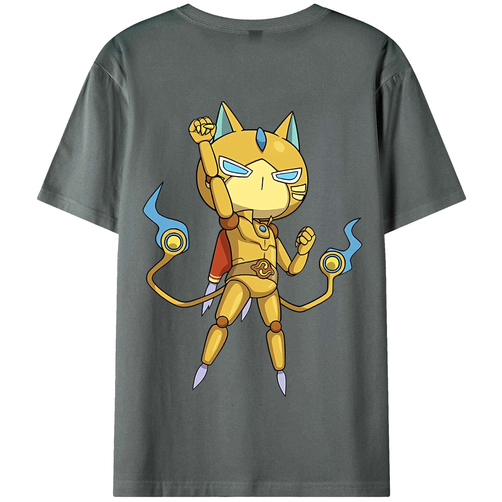 （画像用） 妖怪ウォッチ Yo-kai Watch 綿100％半袖Tシャツ（背面プリント）